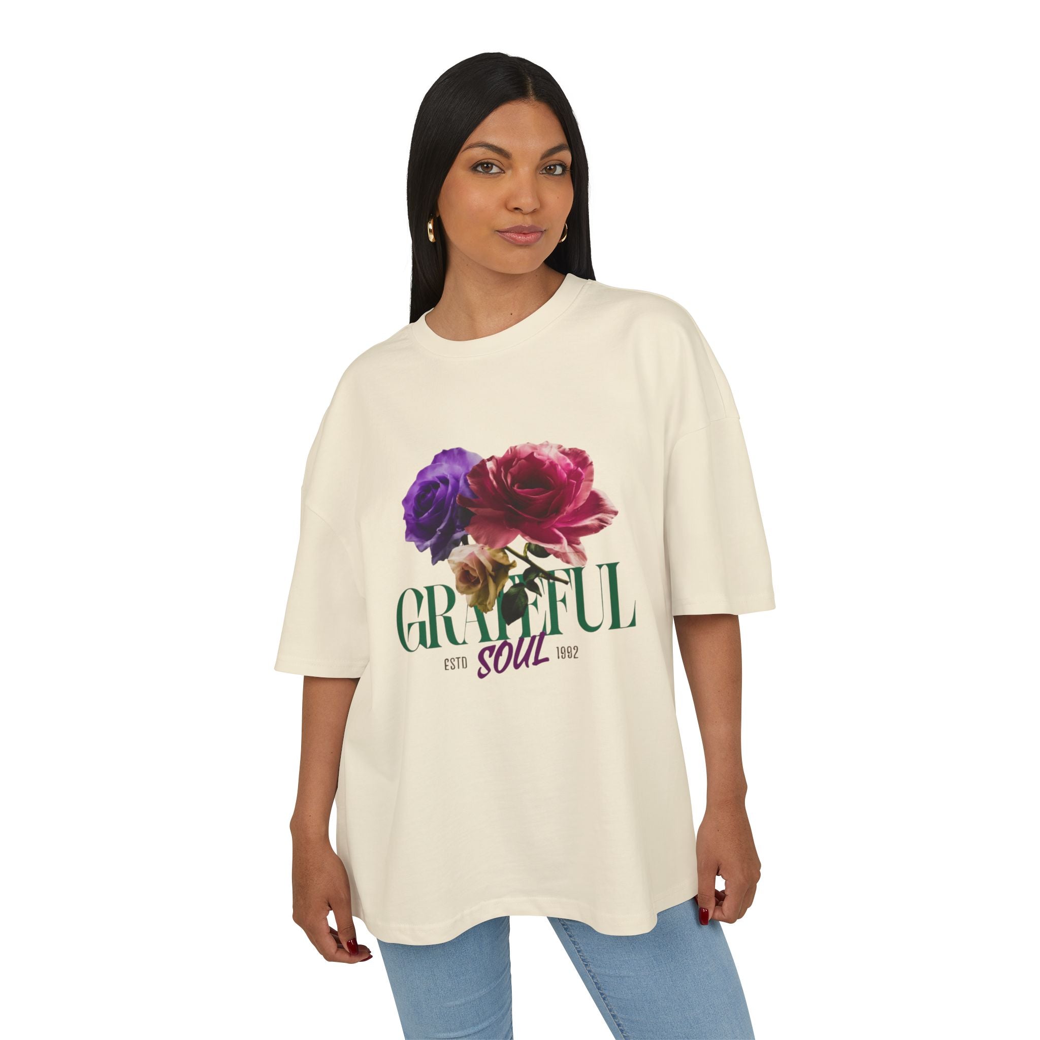Boxy katoenen T-Shirt