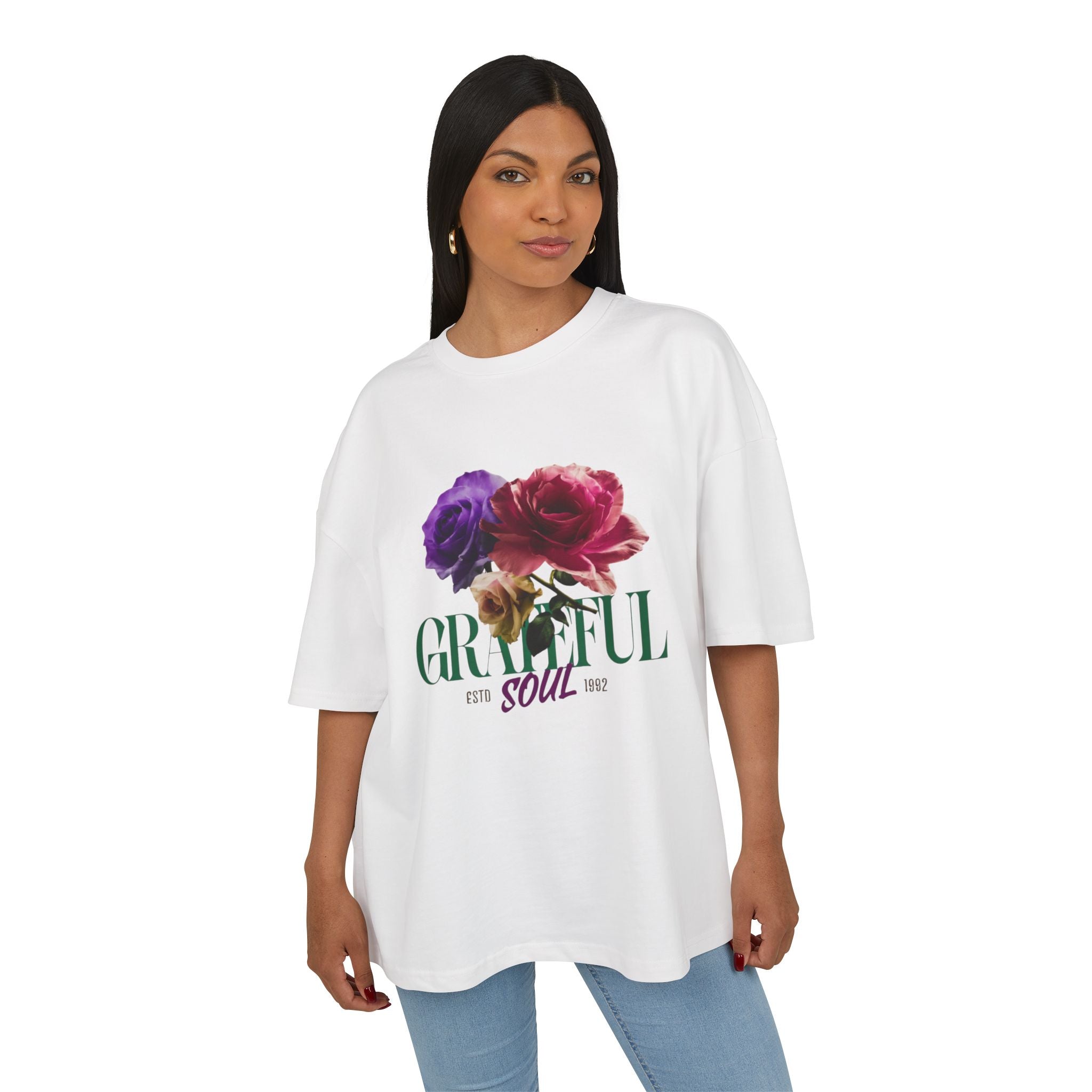Boxy katoenen T-Shirt