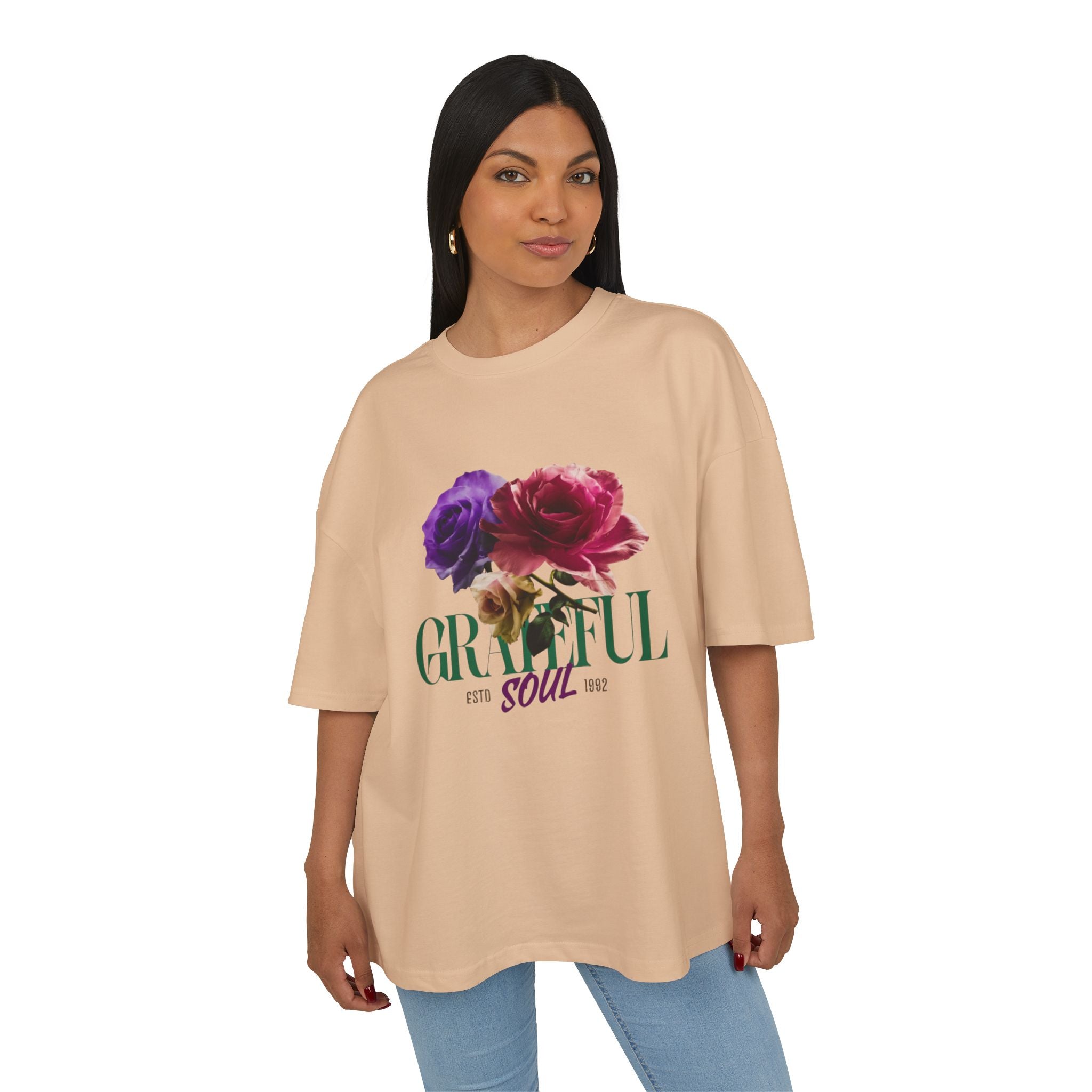 Boxy katoenen T-Shirt