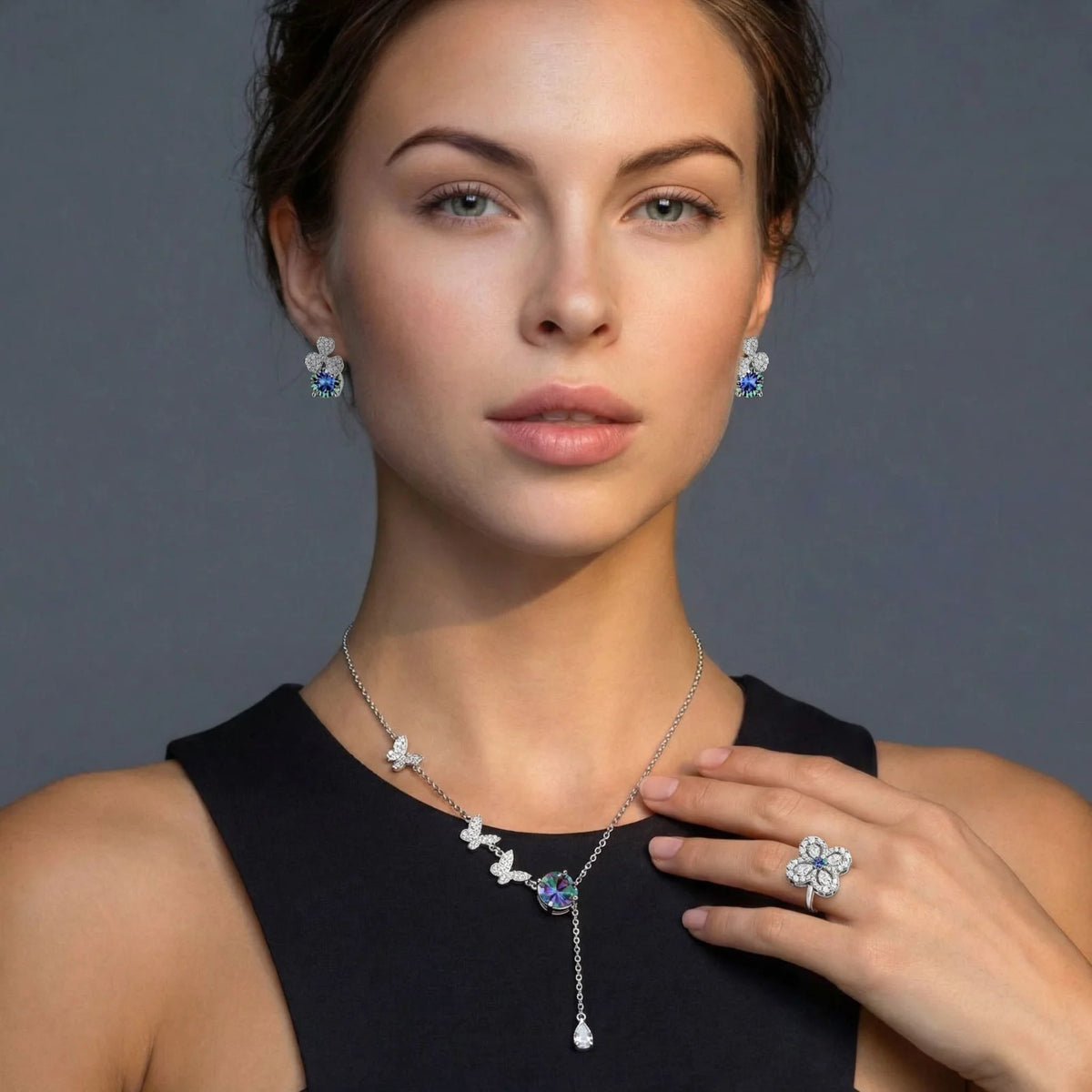 Lucky Clover - Brilliant Moissanite Set
