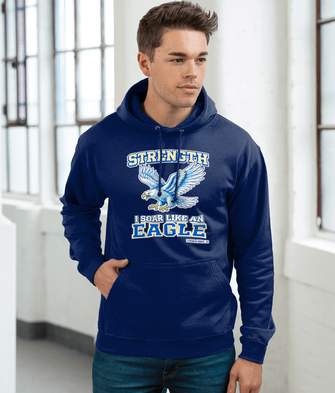Hoodie Eagle print
