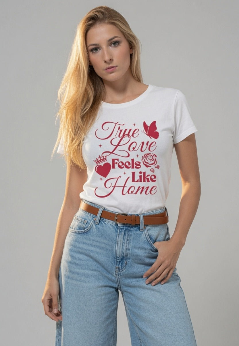 T-Shirt - print tekst