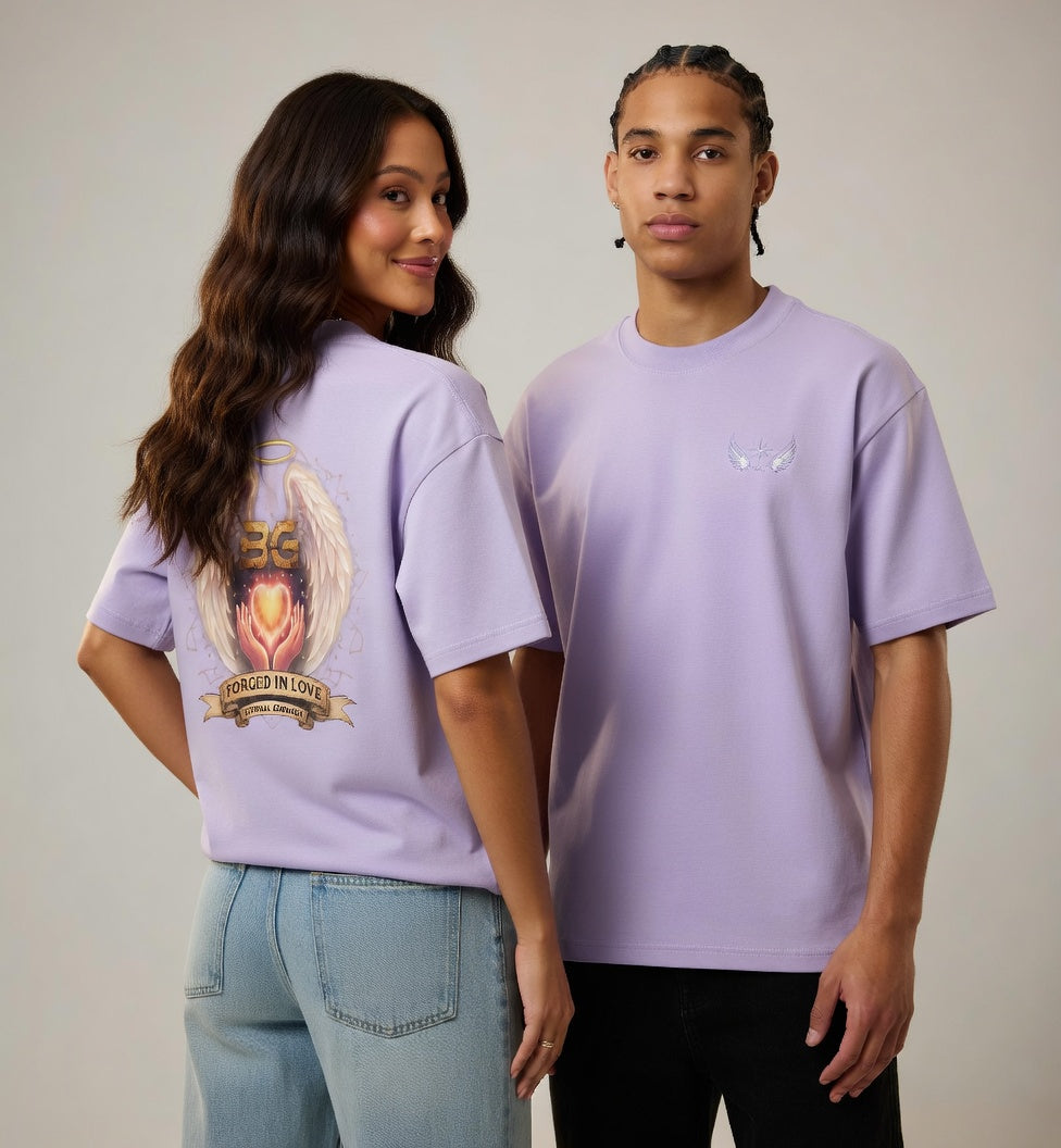 Oversize Tee - Angel wings
